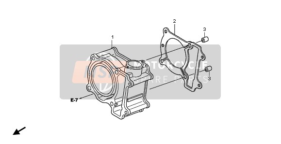 Honda SH125S 2011 CYLINDER for a 2011 Honda SH125S